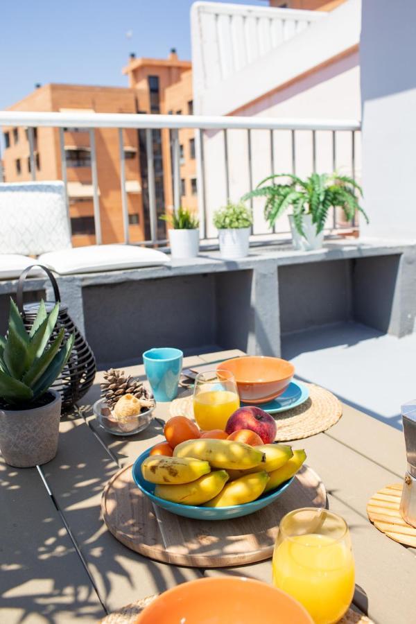 Florit Flats - Cabanyal 3 Bedroom Wifi Ac Terrace Beach Penthouse Valencia Exterior photo